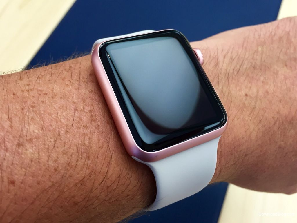 金色和玫瑰金色運(yùn)動(dòng)版新蘋果Apple Watch圖賞
