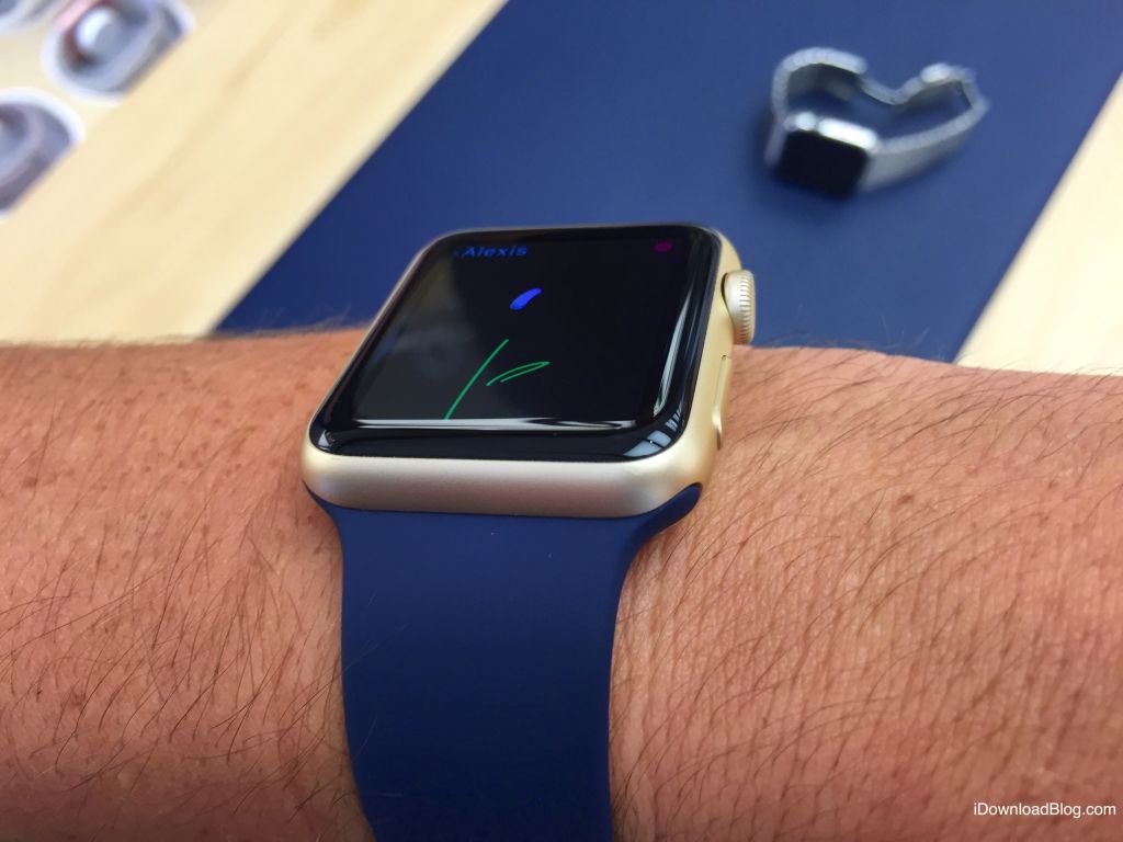 金色和玫瑰金色運(yùn)動(dòng)版新蘋果Apple Watch圖賞