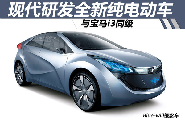 韓國現(xiàn)代研發(fā)全新純電動車 與寶馬i3同級