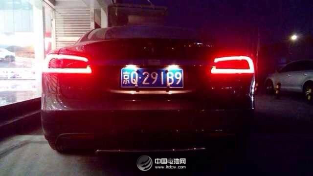 中國第一輛特斯拉在京上牌 車號：京Q-291B9