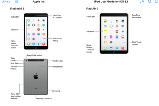 蘋果網站意外泄露新款iPad Air 2和iPad Mini 3