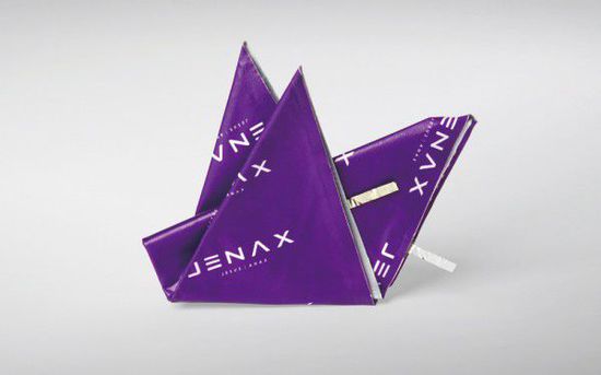 可折疊鋰電池：折成紙鶴也能用 容量500mAh