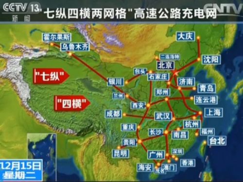 兩縱兩橫一環(huán) 國(guó)家將擴(kuò)建公路充電網(wǎng)達(dá)12萬個(gè)充電樁
