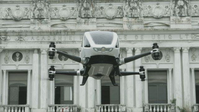 中國制造全球首款載客無人機