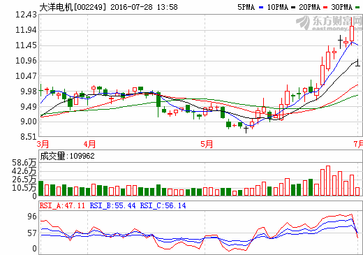 大洋電機：2830萬美元參與巴拉德定增 切入燃料電池領域