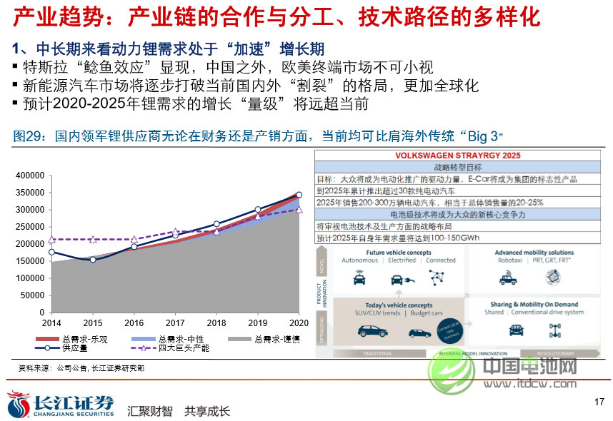 產業(yè)趨勢：產業(yè)鏈的合作與分工、技術路徑的多樣化 