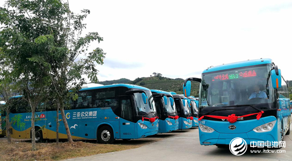 三亞投運(yùn)60輛比亞迪C8純電動(dòng)客車 打造綠色城際旅游公交示范線