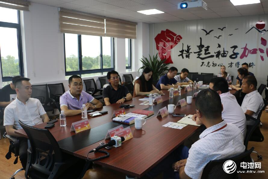 中國鋰電新能源產業鏈調研團一行與遠東福斯特江蘇相關領導交流、座談