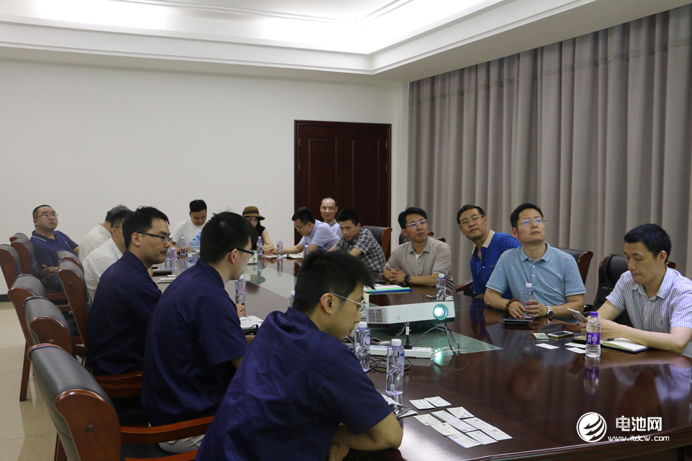 中國鋰電新能源產業鏈調研團一行與湖州創亞相關領導交流、座談