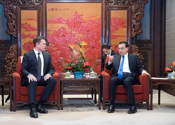 李克強(qiáng)總理會(huì)見(jiàn)馬斯克 特斯拉要拿中國(guó)“綠卡”