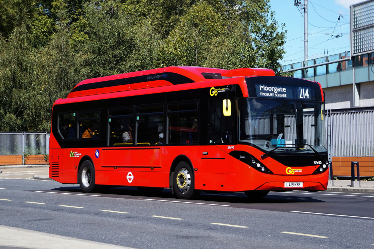 BYD ADL Enviro200EV純電動大巴 圖片來源:企業供圖 BYD ADL Enviro200EV純電動大巴 圖片來源:企業供圖