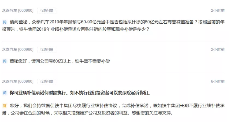60億商譽(yù)引爆 眾泰汽車虧損額超市值!23家虧損超1100億 60億商譽(yù)引爆 眾泰汽車虧損額超市值!23家虧損超1100億