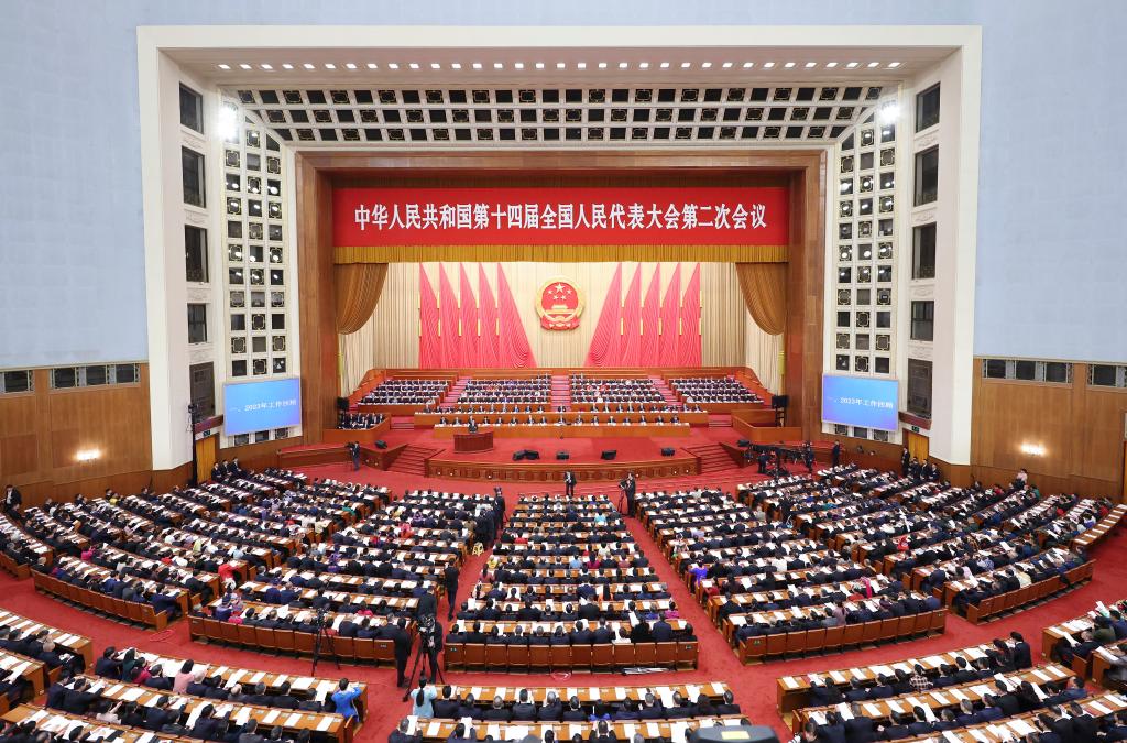 第十四屆全國人大二次會議 圖/新華社記者 丁海濤