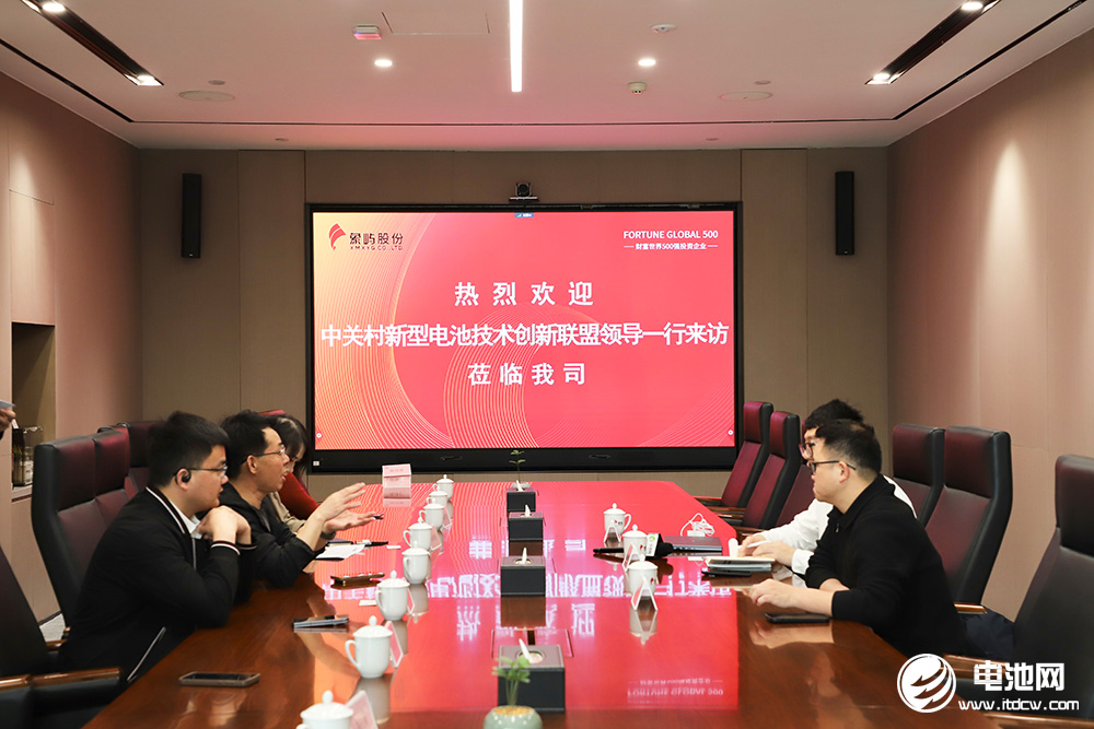 中國電池新能源產業鏈調研采訪團一行參觀考察廈門象嶼